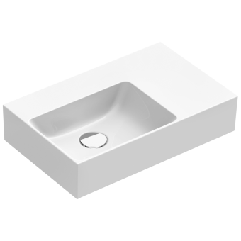 КЕРАМИЧЕСКАЯ РАКОВИНА 55Х35 СМ CATALANO VERSO LEFT, BIANCO LUCIDO (155SZEUP00)