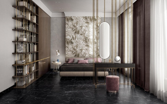 PIEMME VALENTINO MAJESTIC ROYAL NERO LEV/RET 60X60