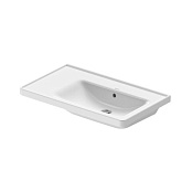 РАКОВИНА 80Х48СМ АСИММЕТРИЧНАЯ DURAVIT D-NEO, БЕЛЫЙ (2370800060)
