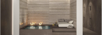 FMG MARMI MAXFINE TRAVERTINO PRELUCIDATO 75X150