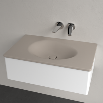 РАКОВИНА ВСТРАИВАЕМАЯ 80Х50 VILLEROY&BOCH ANTAO, ALMOND (4A7583AM)