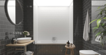 GOLDEN TILE METROTILES PLANE САТИН WHITE 10X20X0,7