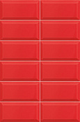 MAINZU CERAMICA BISSEL ROJO 10X20