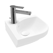 РАКОВИНА УГЛОВАЯ 32Х32 VILLEROY&BOCH SUBWAY 3.0, STONE WHITE (437146RW)