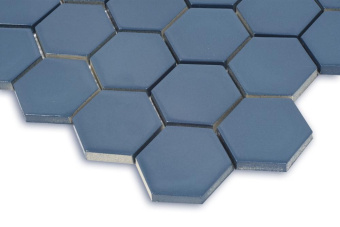 KOTTO HEXAGON H 6008 STEEL BLUE 29,5X29,5X0,9