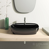 КЕРАМИЧЕСКАЯ РАКОВИНА 60 СМ CATALANO GREEN LUX, ЧЕРНАЯ (160GRLXNE)
