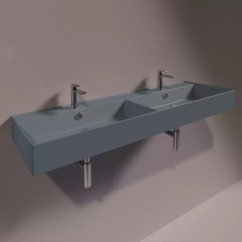 КЕРАМИЧЕСКАЯ РАКОВИНА 141 CМ SIMAS AGILE, MATTE CEMENTO (AG 141D)