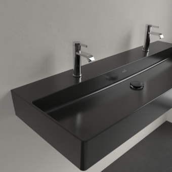 РАКОВИНА ПОДВЕСНАЯ 120Х47 VILLEROY&BOCH MEMENTO 2.0, EBONY (4A22CGS5)